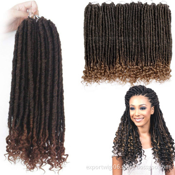 cheap industry short Straight bundle hair soul spring locs sock soft Wavy Goddess jumbo box braiding Faux